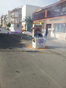 Cremá de la Falla 2017 en la Residencia Dos Palmeras