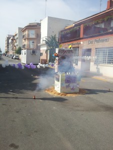 Cremá de la Falla 2017 en la Residencia Dos Palmeras